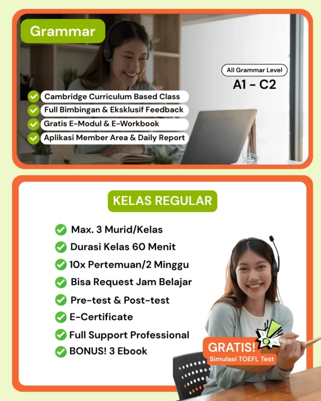 Kelas Grammar - Regular