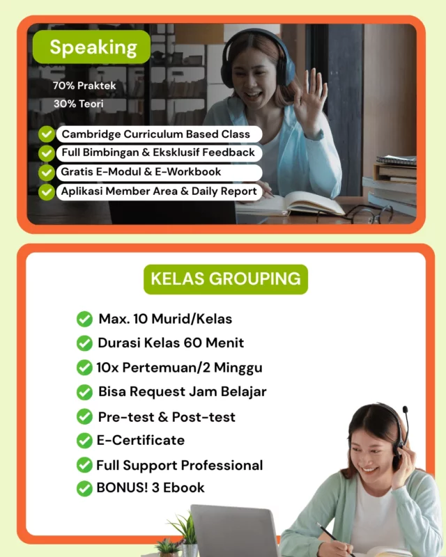 Kelas Speaking - Grouping