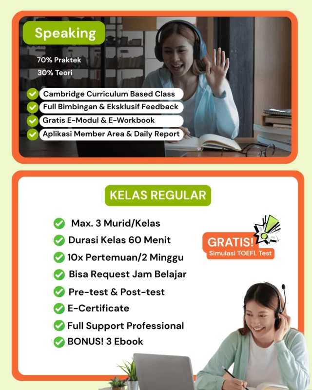 Kelas Speaking - Regular